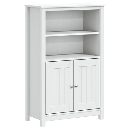 badeværelsesskab BERG 69,5x34x110 cm massivt fyrretræ hvid