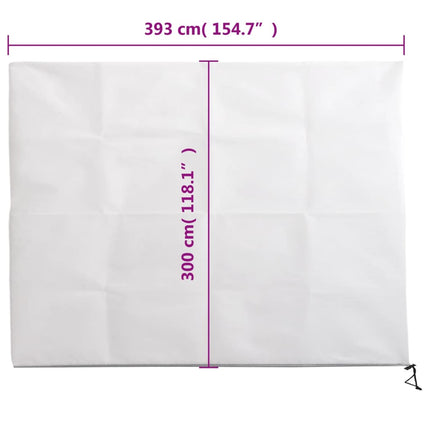 plantebeskyttelse med lynlås 2 stk. 70 g/m² 3,93x3 m