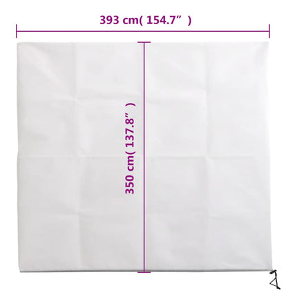 plantebeskyttelse med lynlås 2 stk. 70 g/m² 3,93x3,5 m