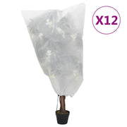 plantebeskyttelse med snore 12 stk. 70 g/m² 0,8x0,8 m