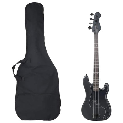 elektrisk basguitar til begyndere inkl. taske 4/4 46" sort