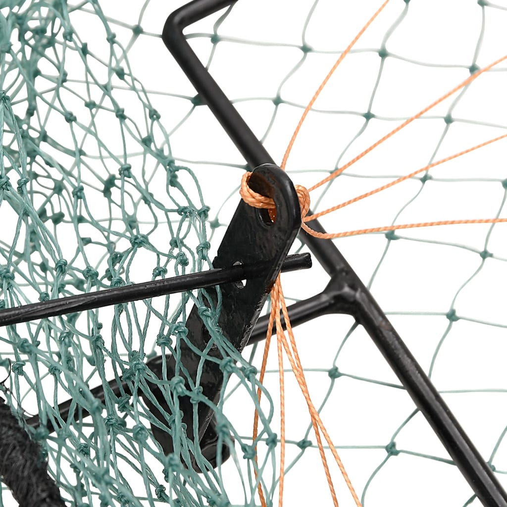 fuglenet 34x32 cm stål grøn