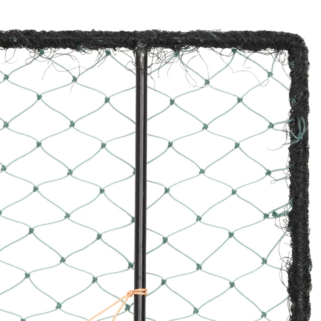 fuglenet 50x40 cm stål grøn