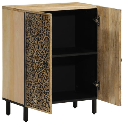 skab 60x33x75 cm massivt mangotræ