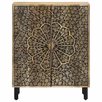skab 60x33x75 cm massivt mangotræ
