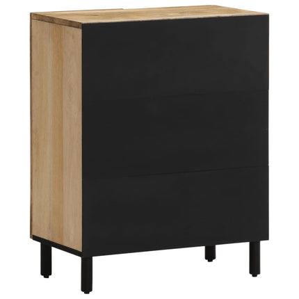 skab 60x33x75 cm massivt mangotræ