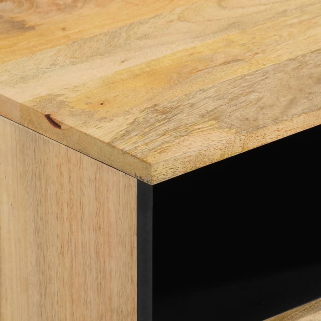 sengeborde 2 stk. 40x33x46 cm massivt mangotræ