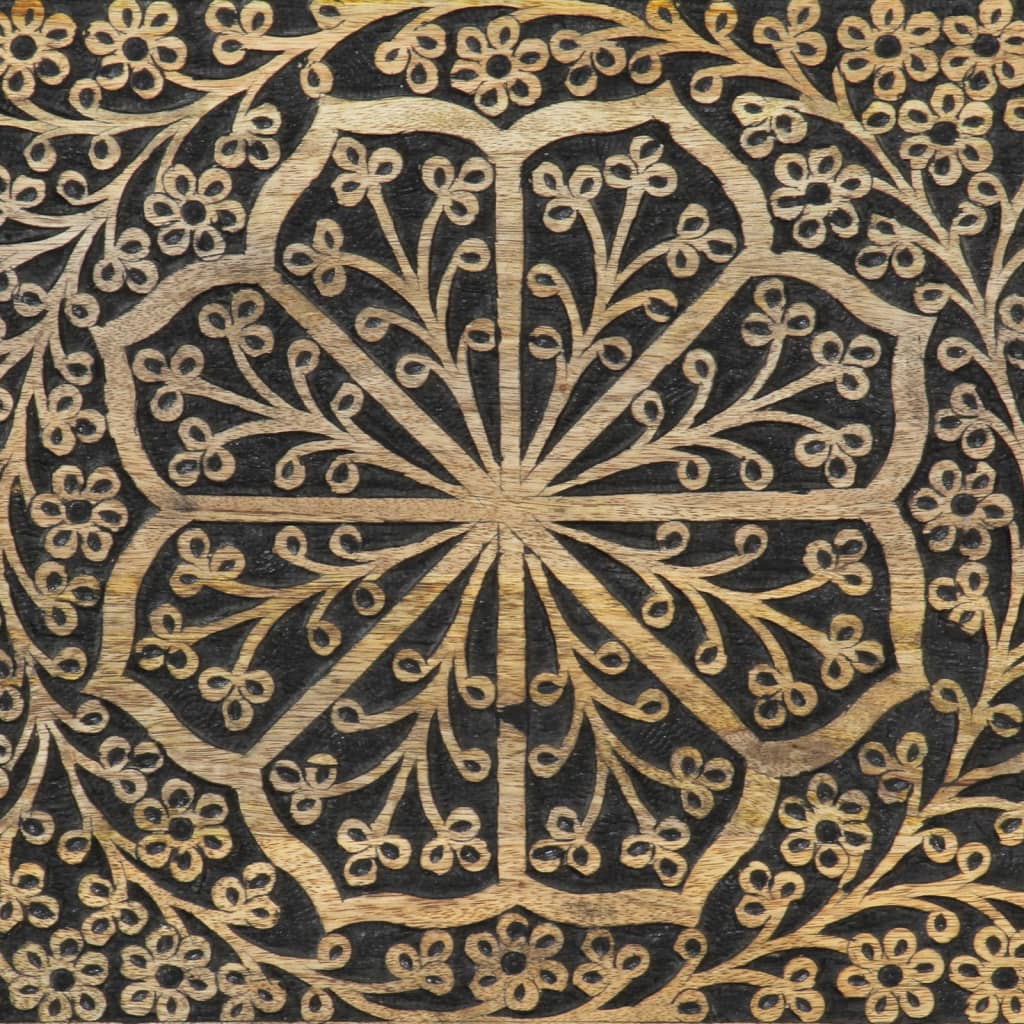 sengebord 50x33x60 cm massivt mangotræ