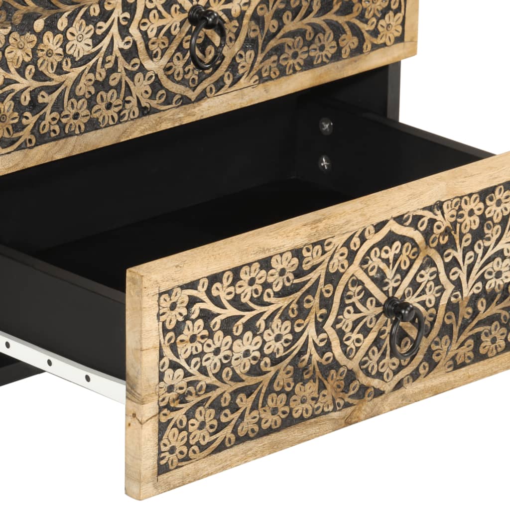 sengebord 50x33x60 cm massivt mangotræ