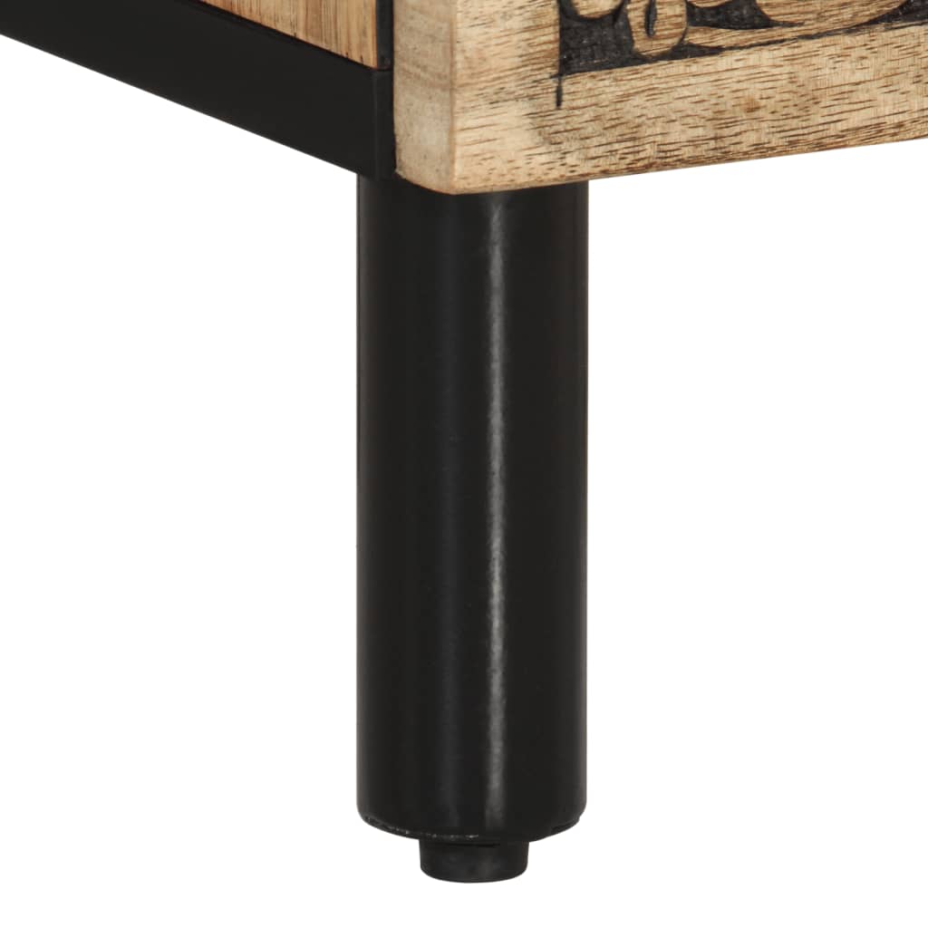 sengebord 50x33x60 cm massivt mangotræ