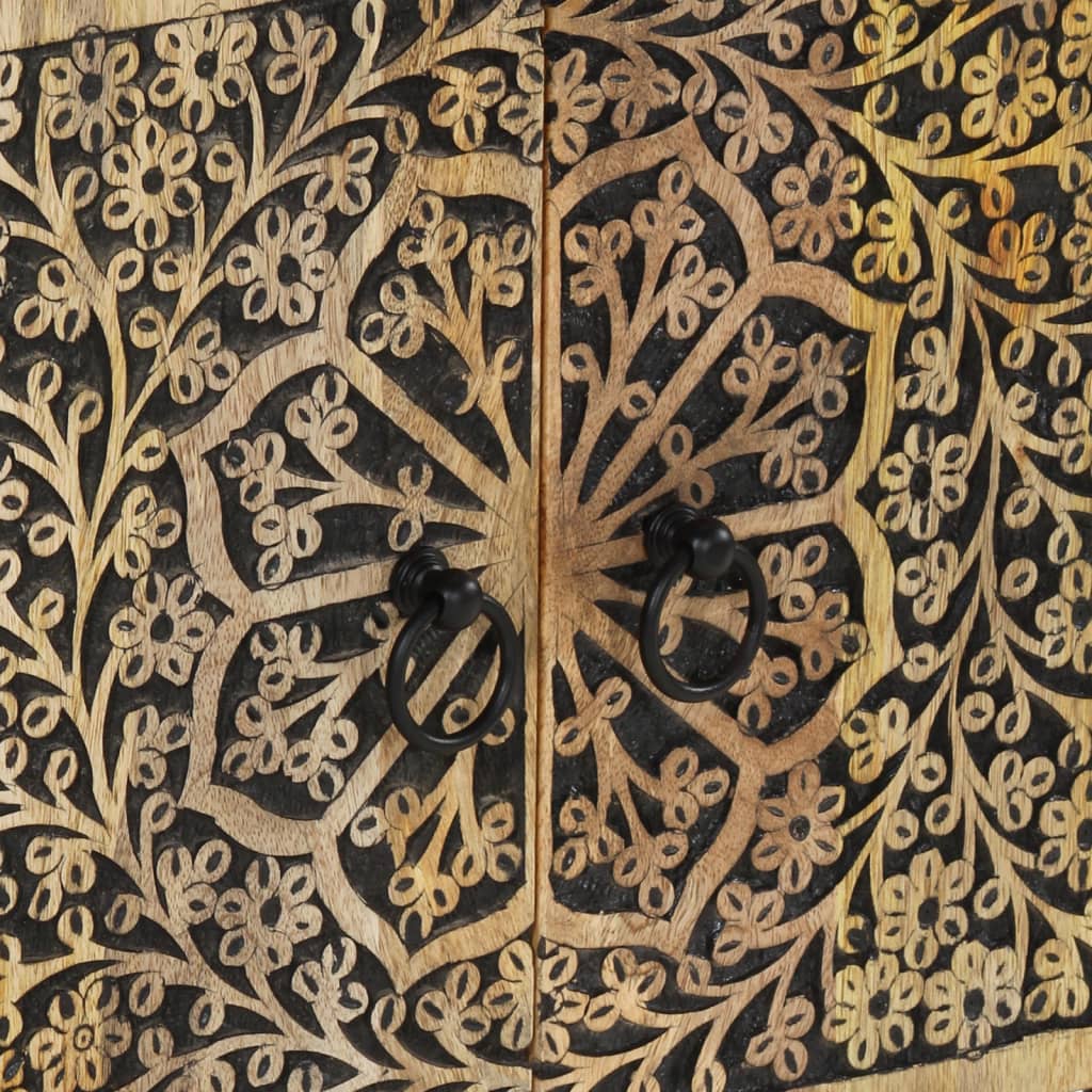 sengebord 50x33x60 cm massivt mangotræ