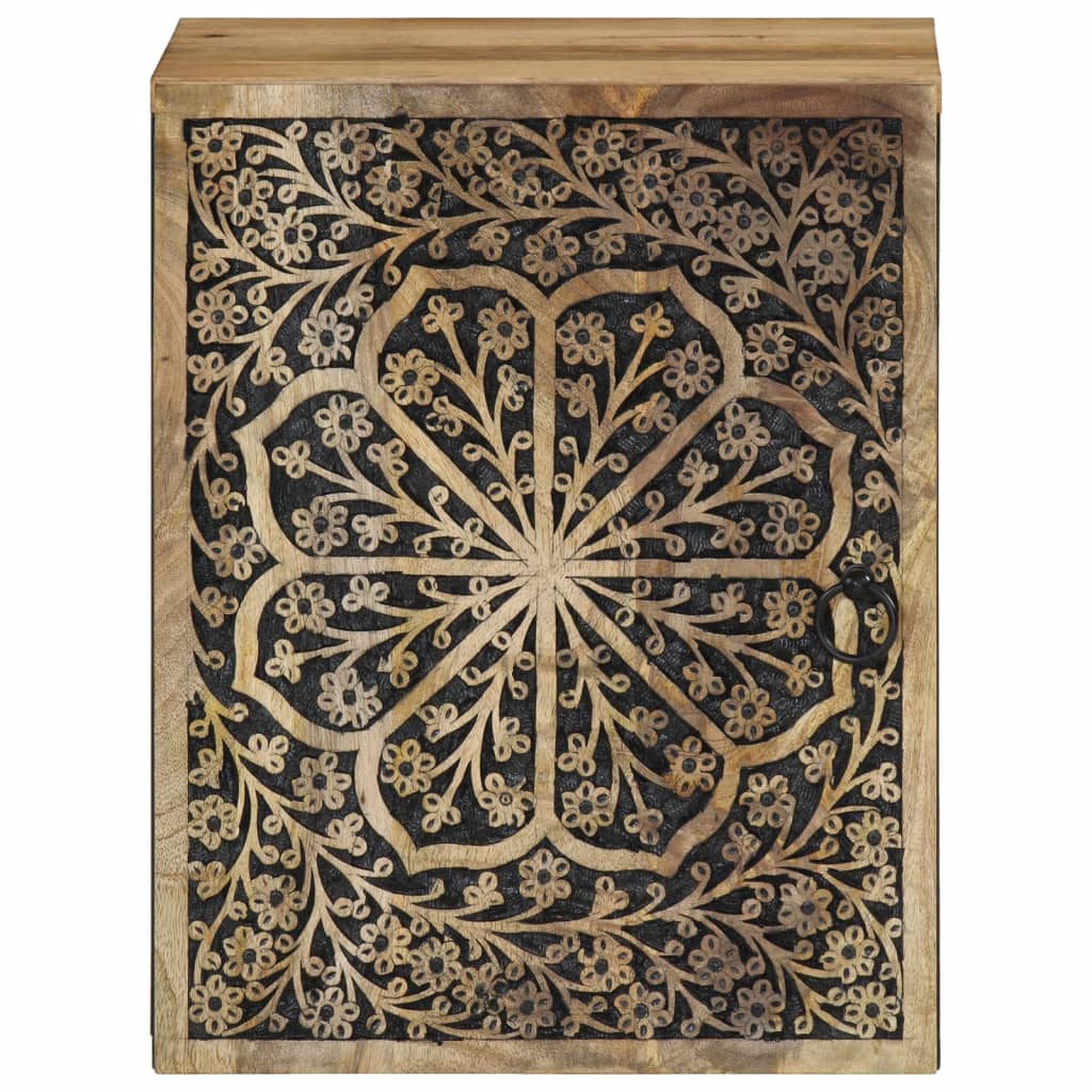 badeværelsesskab 38x33x48 cm massivt mangotræ