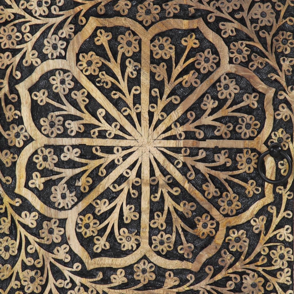 badeværelsesskab 38x33x48 cm massivt mangotræ