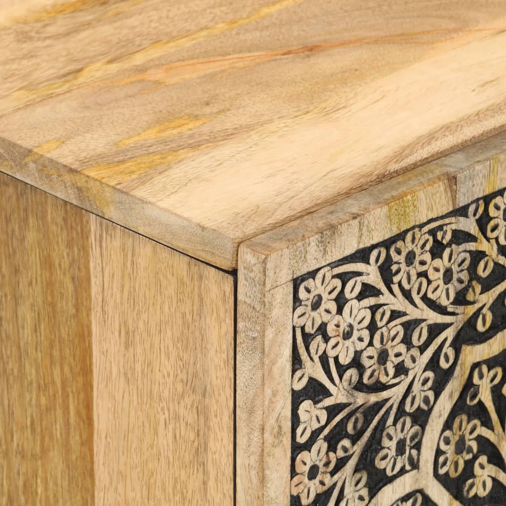 badeværelsesskab 38x33x58 cm massivt mangotræ