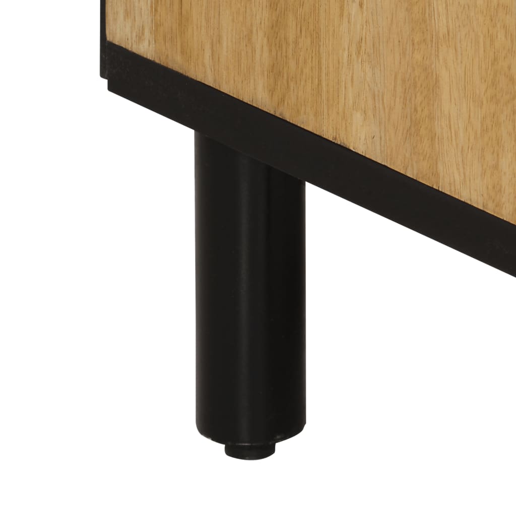 badeværelsesskab 38x33x160 cm massivt mangotræ