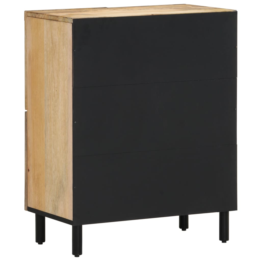 skab 60x33x75 cm massivt mangotræ