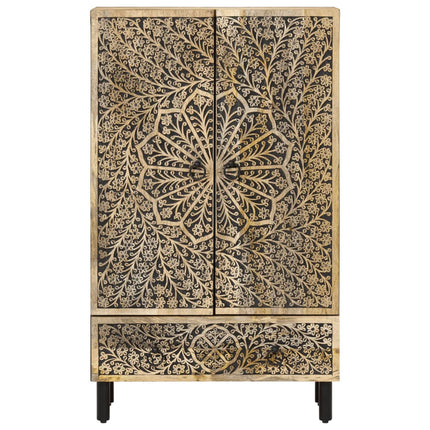 skab 60x33x100 cm massivt mangotræ