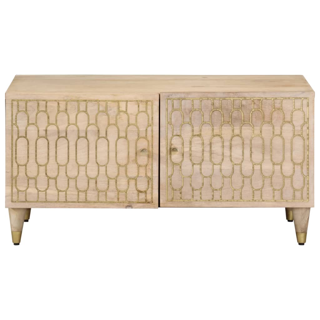 sofabord 80x50x40 cm massivt mangotræ