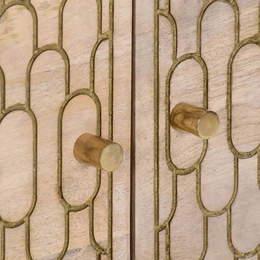 sofabord 80x50x40 cm massivt mangotræ