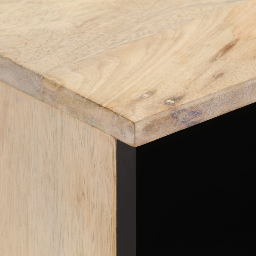 tv-bord 100x33x46 cm massivt mangotræ