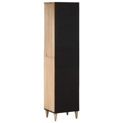 badeværelsesskab 38x33x160 cm massivt mangotræ
