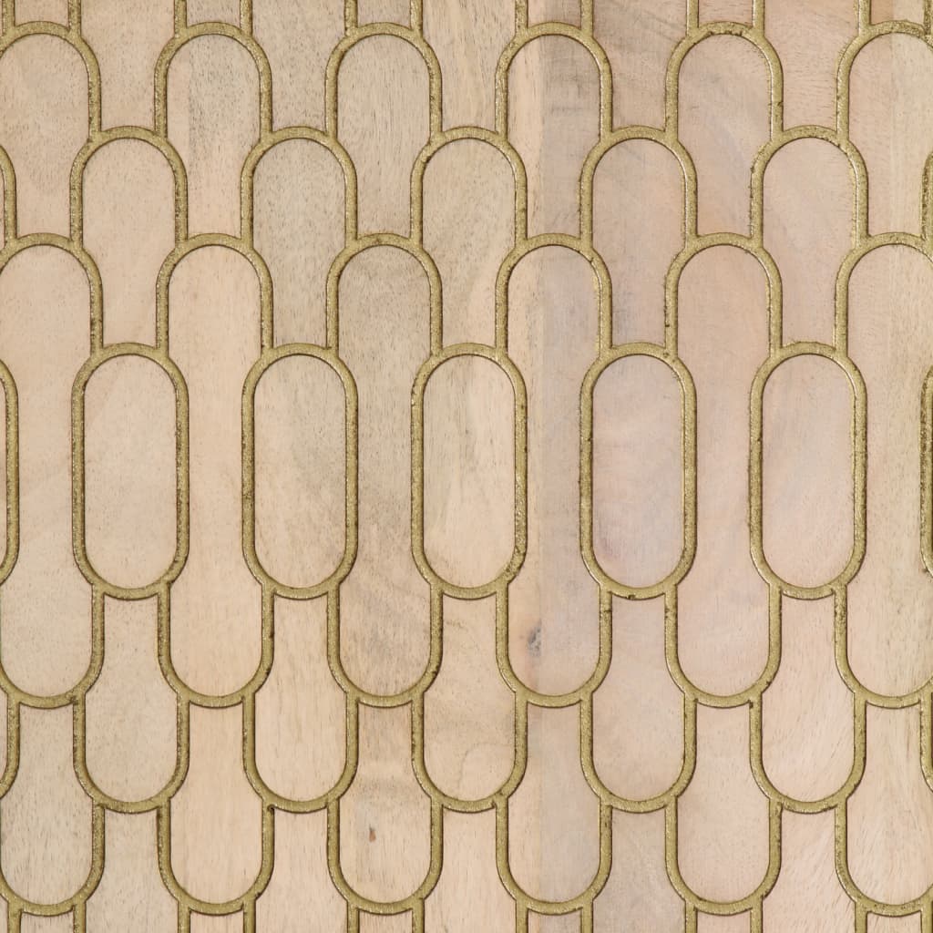 badeværelsesskab 38x33x160 cm massivt mangotræ