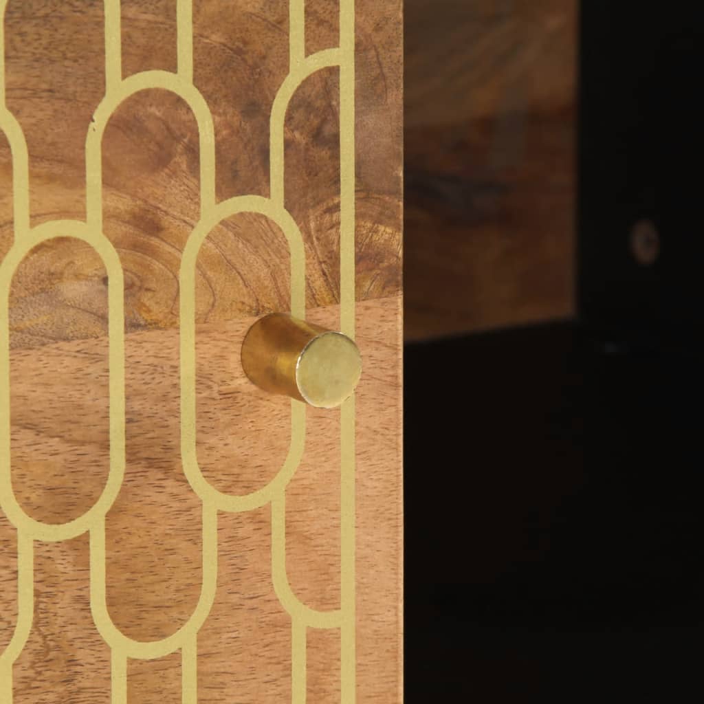 sofabord 80x50x40 cm massivt mangotræ