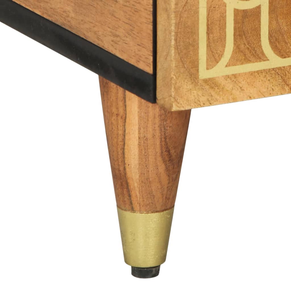 sofabord 80x54x40 cm massivt mangotræ