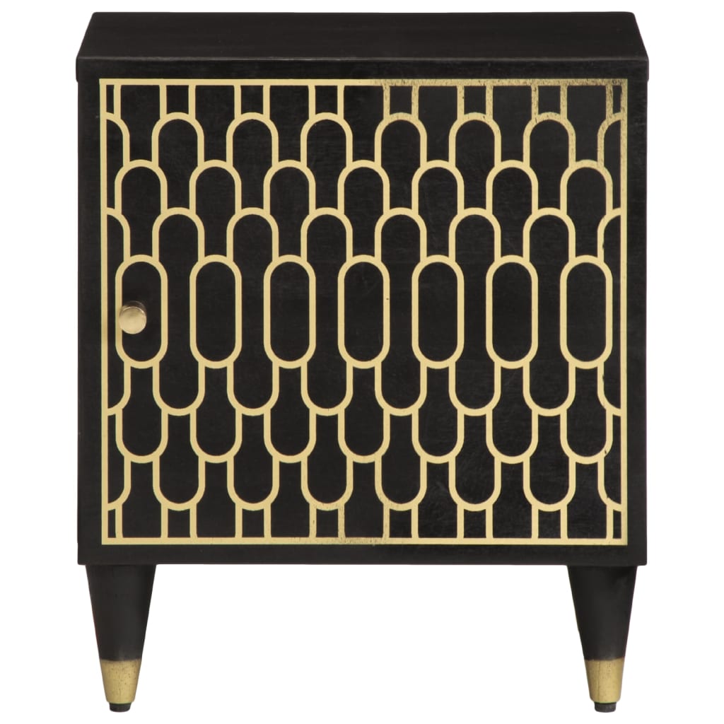 sengebord 40x33x46 cm massivt mangotræ