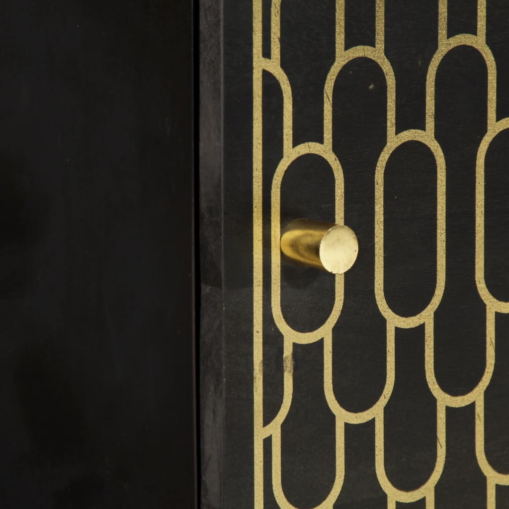 sengebord 40x33x46 cm massivt mangotræ