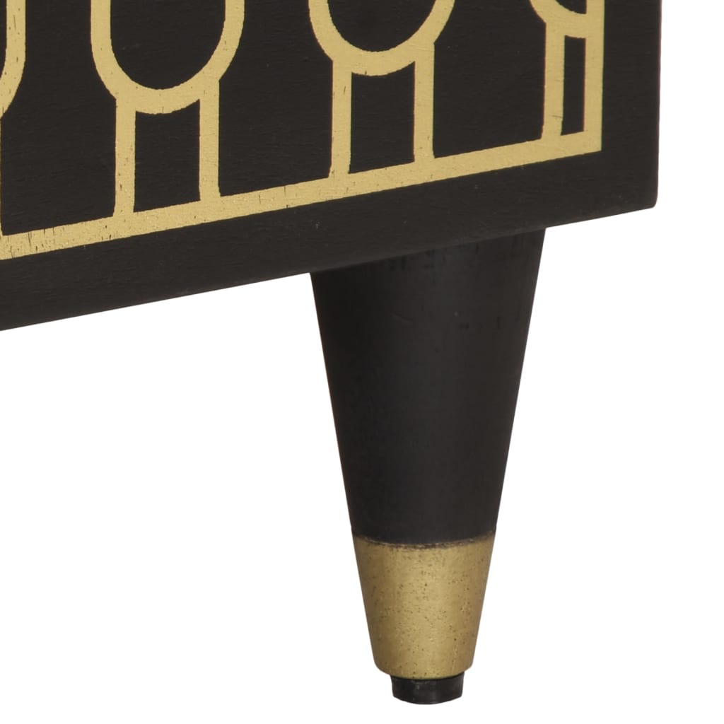 sengebord 40x33x46 cm massivt mangotræ