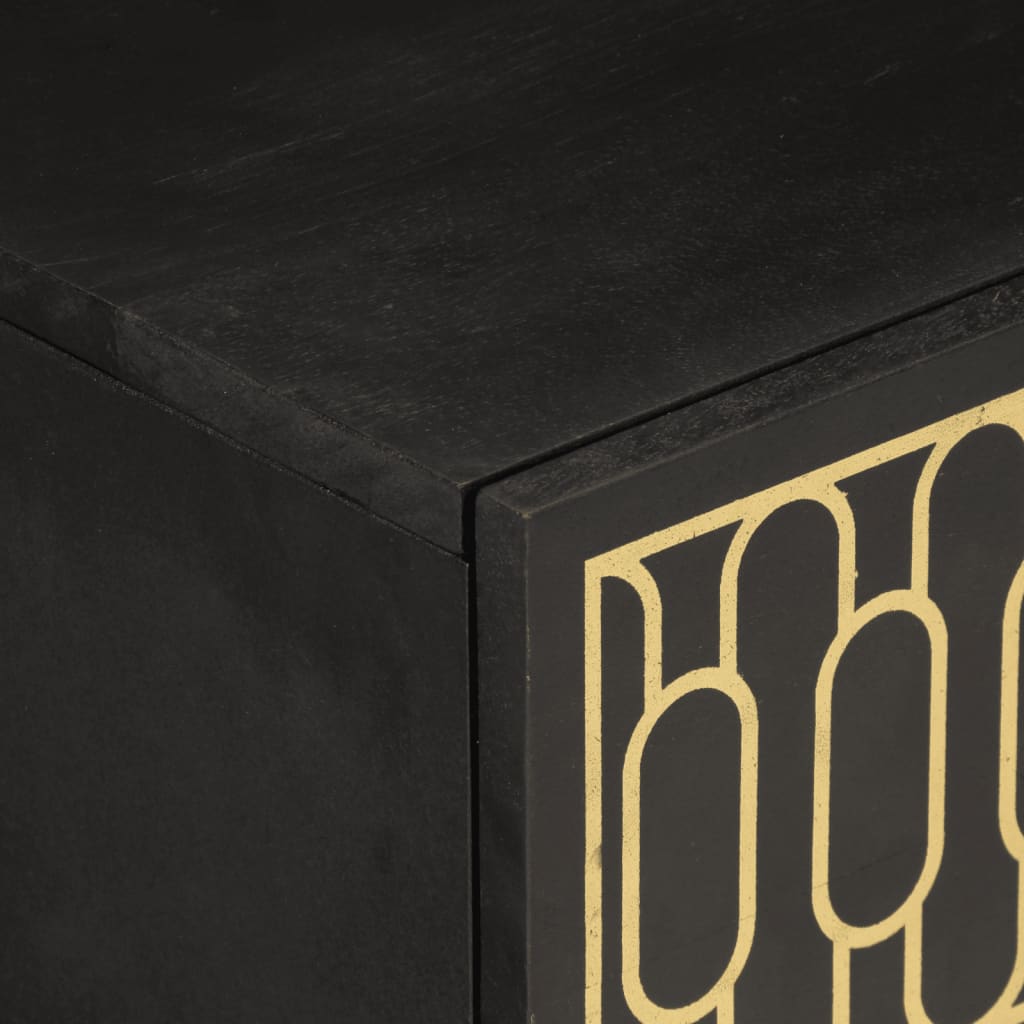 sengebord 40x33x46 cm massivt mangotræ