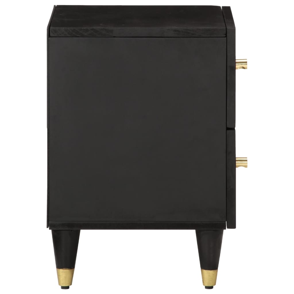 sengeborde 2 stk. 40x33x46 cm massivt mangotræ