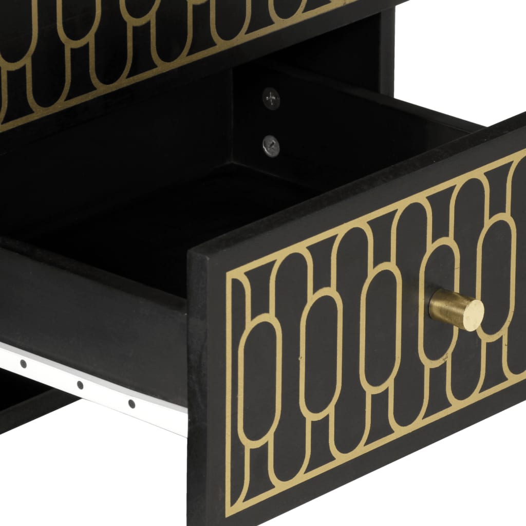 sengeborde 2 stk. 40x33x46 cm massivt mangotræ