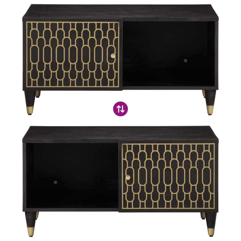 sofabord 80x50x40 cm massivt mangotræ