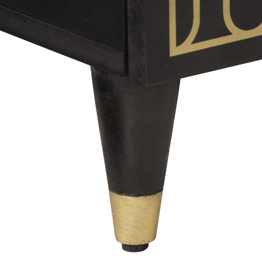 sengebord 40x33x46 cm massivt mangotræ