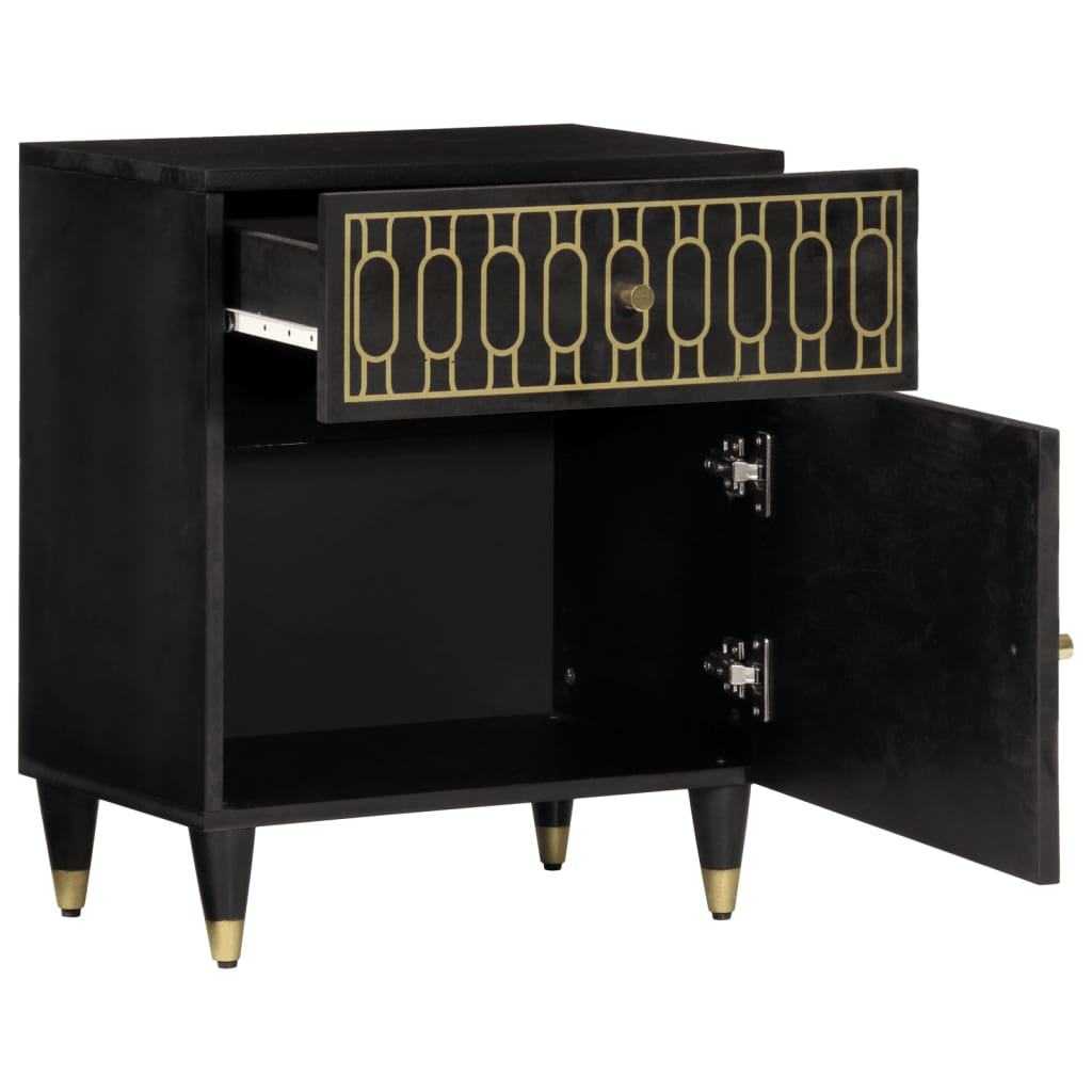 sengebord 50x33x60 cm massivt mangotræ