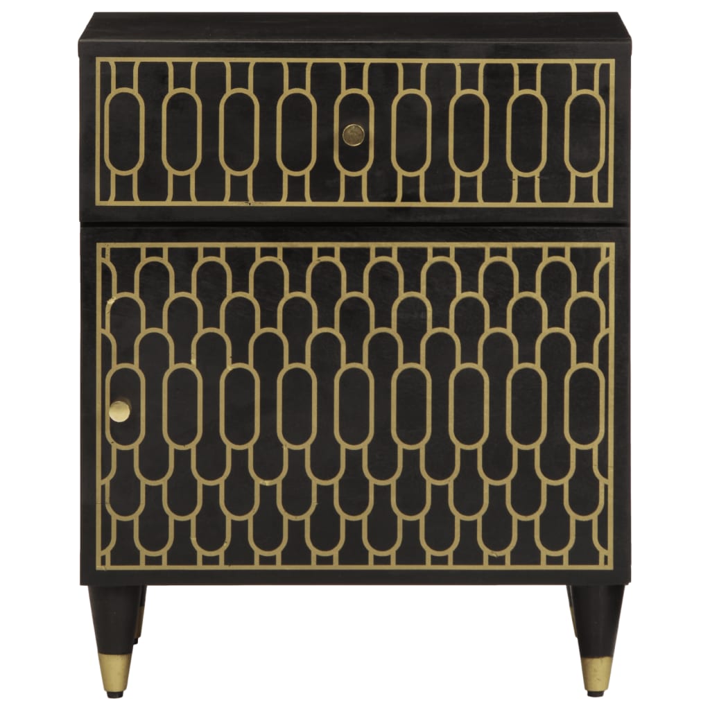 sengebord 50x33x60 cm massivt mangotræ