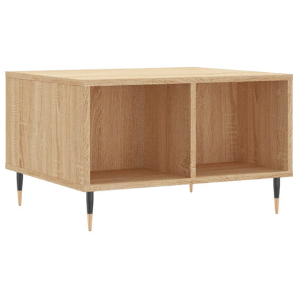 sofabord 60x50x36,5 cm konstrueret træ sonoma-eg