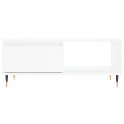 sofabord 90x50x36,5 cm konstrueret træ hvid