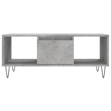 sofabord 90x50x36,5 cm konstrueret træ betongrå