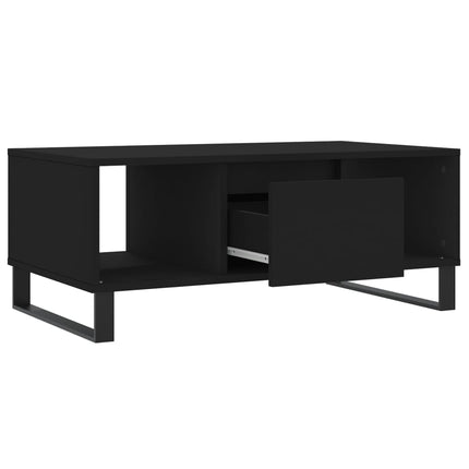 sofabord 90x50x36,5 cm konstrueret træ sort