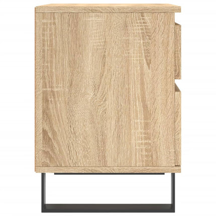 sengebord 40x35x50 cm konstrueret træ sonoma-eg