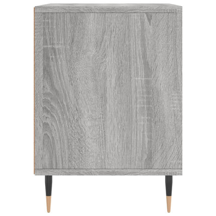 sengeborde 2 stk. 40x35x50 cm konstrueret træ grå sonoma-eg