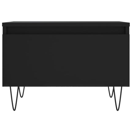 sofaborde 2 stk. 50x46x35 cm konstrueret træ sort