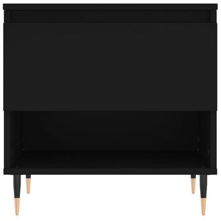 sofaborde 2 stk. 50x46x50 cm konstrueret træ sort