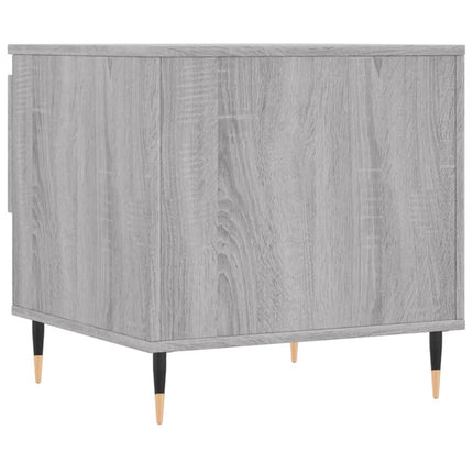 sofaborde 2 stk. 50x46x50 cm konstrueret træ grå sonoma-eg