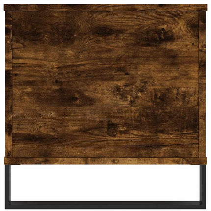 sofabord 90x44,5x45 cm konstrueret træ røget egetræsfarve