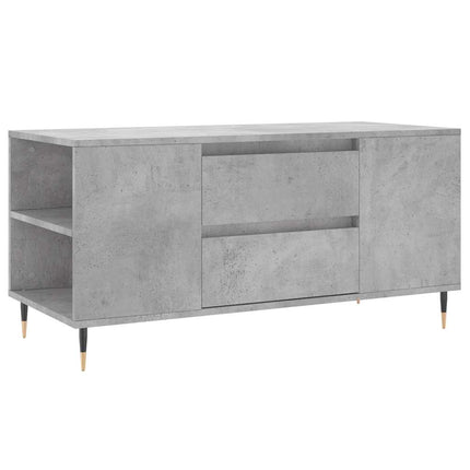 sofabord 102x44,5x50 cm konstrueret træ betongrå