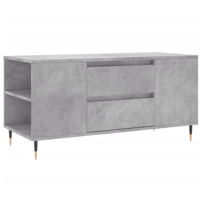 sofabord 102x44,5x50 cm konstrueret træ betongrå